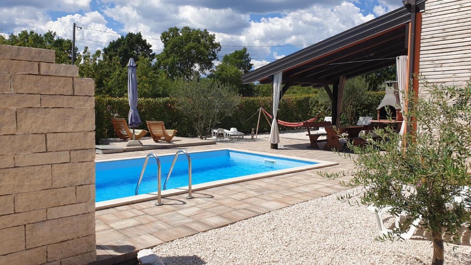 Villa Kras Rabac Labin Ripenda Pool Ripenda Kras Exterior photo